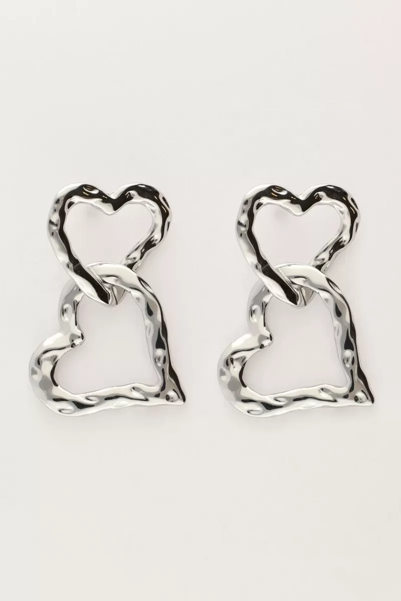 My Jewellery Boucles D'oreilles Vintage Avec Cœurs