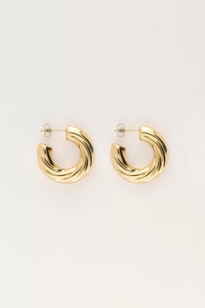 My Jewellery Boucles D'oreilles Vintage Petites Torsades