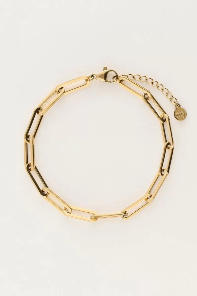 My Jewellery Bracelet à Gros Maillons Carrés
