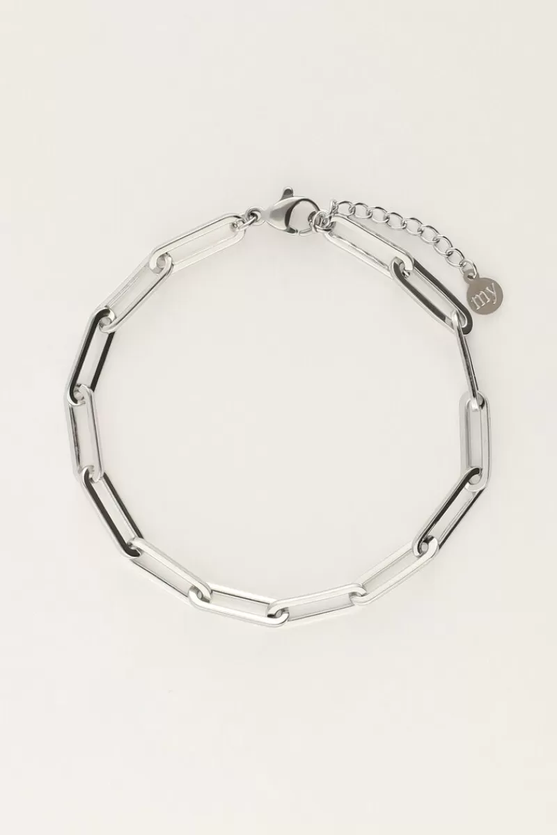 My Jewellery Bracelet à Gros Maillons Carrés