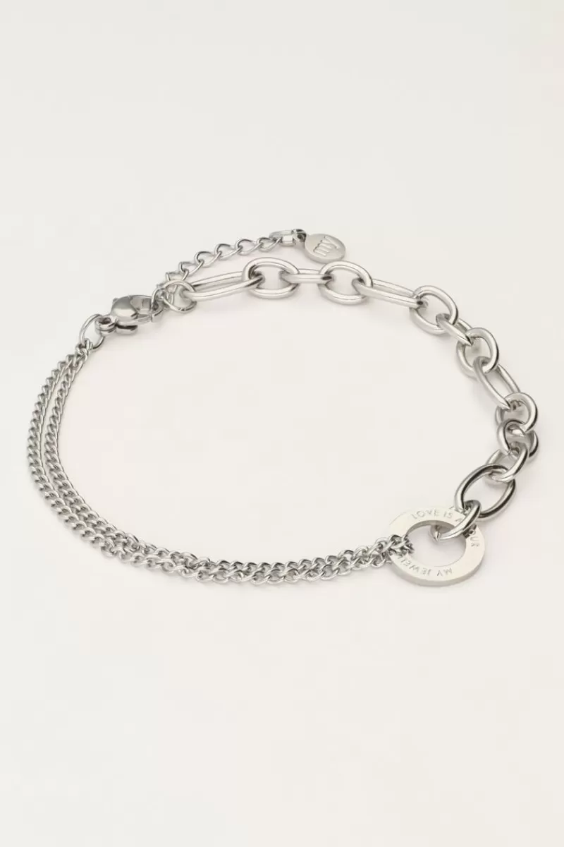 My Jewellery Bracelet Avec Différents Maillons ''Love''