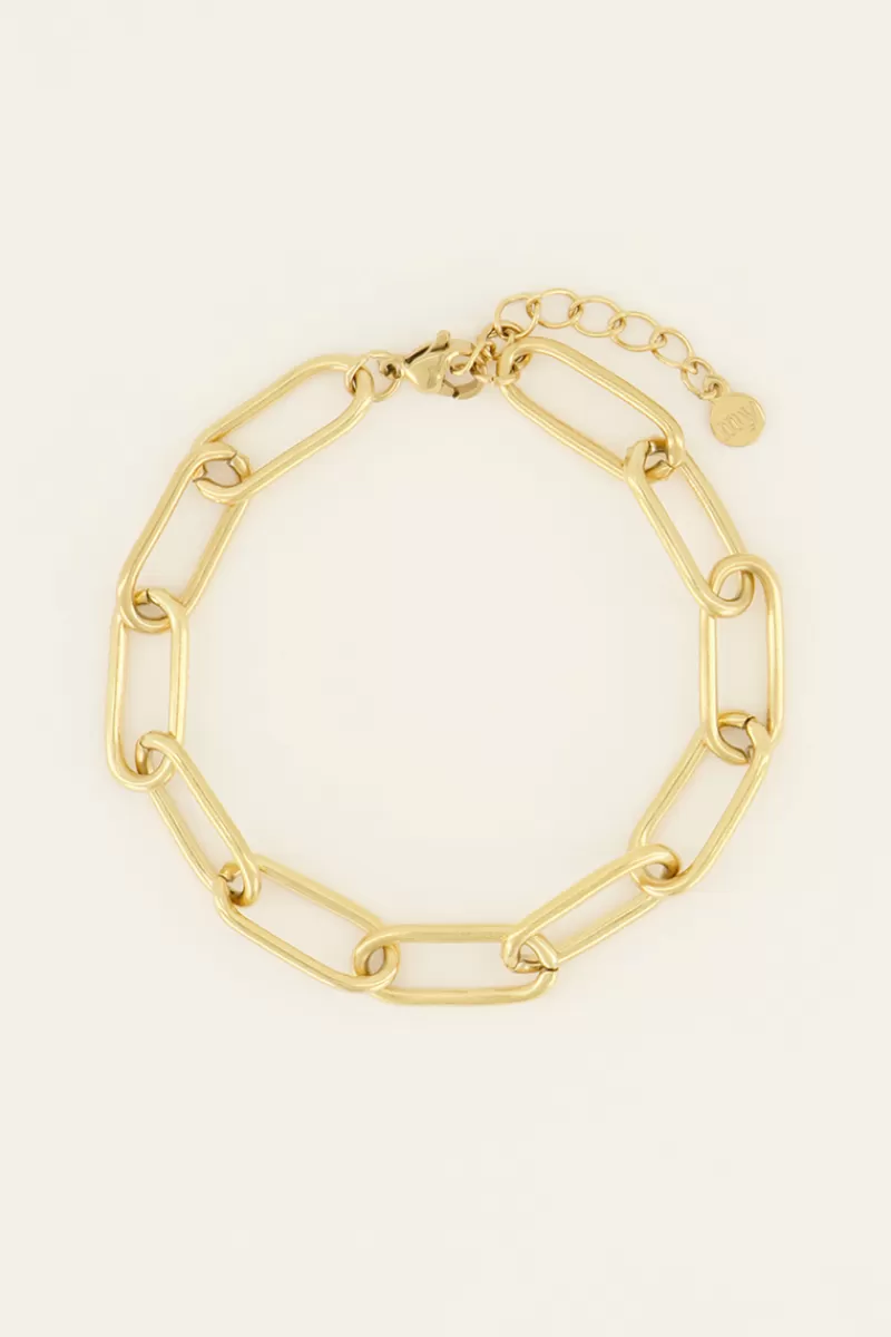 My Jewellery Bracelet Avec Maillons Ovales