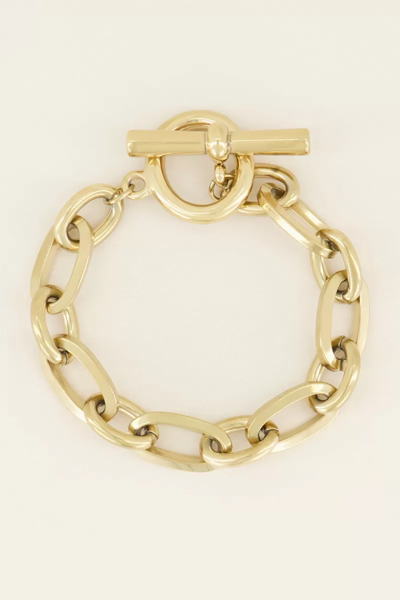 My Jewellery Bracelet Chaîne Avec Fermoir En T