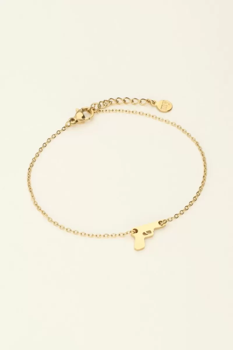 My Jewellery Bracelet Chaîne Pendentif Pistolet