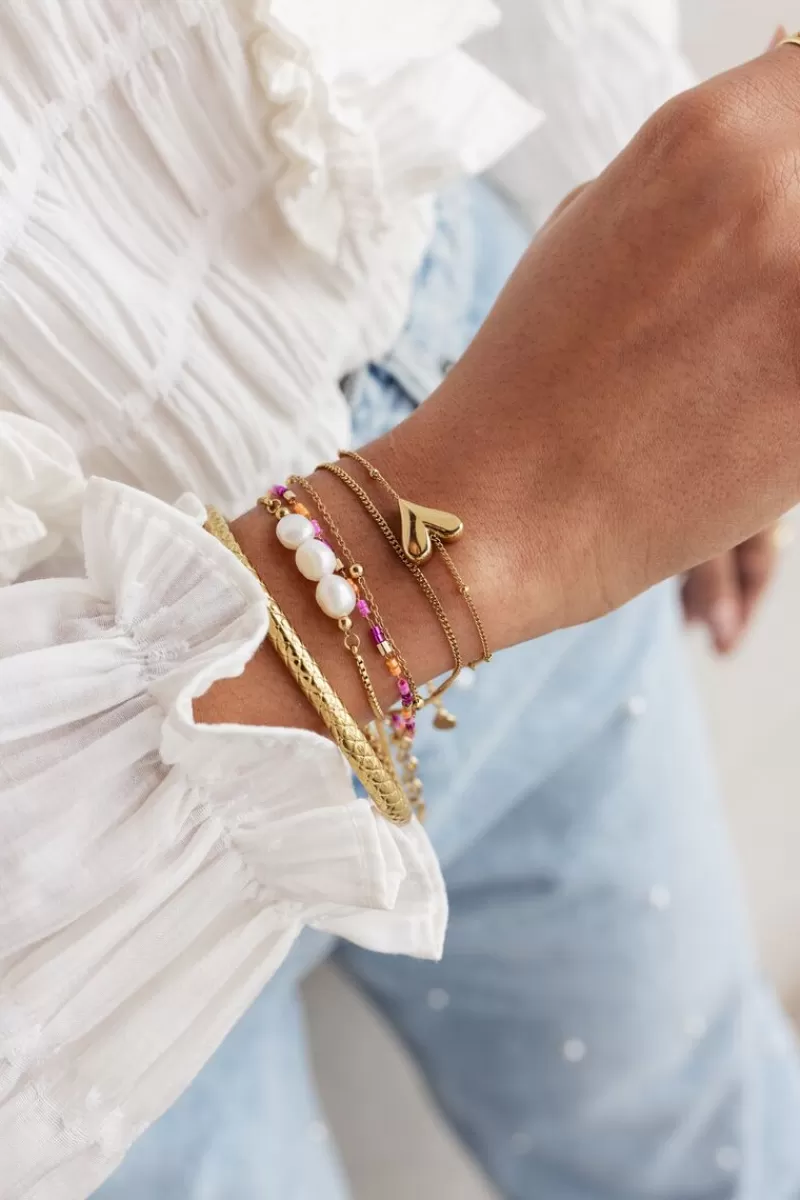 My Jewellery Bracelet Coeurs Et Billes