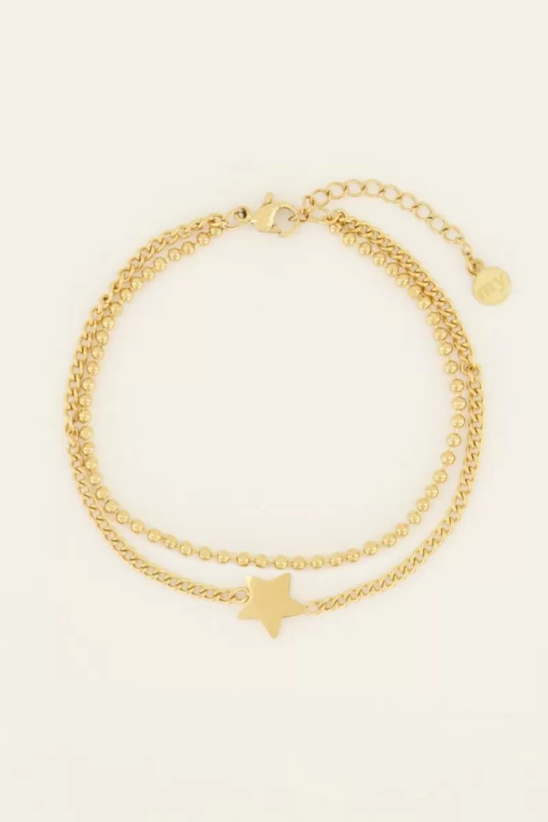 My Jewellery Bracelet Double Bold Spirit Avec étoile