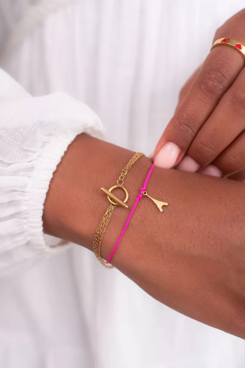 My Jewellery Bracelet En Corde Rose Paris