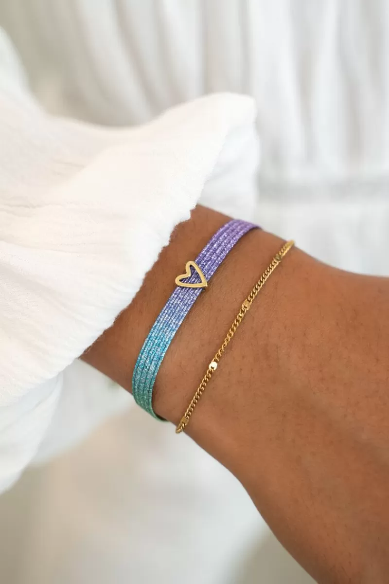 My Jewellery Bracelet élastique D'amour Pailleté Rainbow