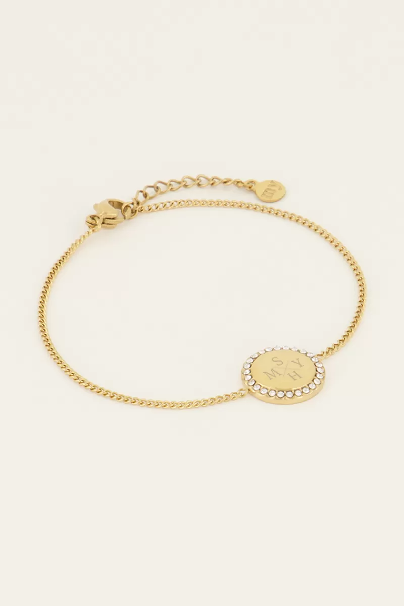 My Jewellery Bracelet Médaillon à Strass Atelier