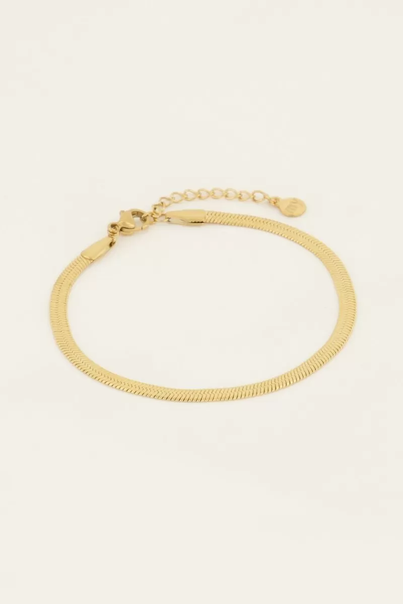 My Jewellery Bracelet Minimaliste à Maillons Plats