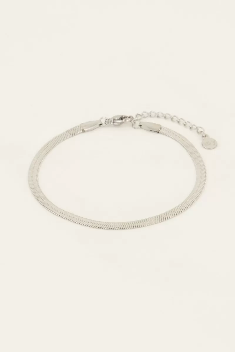 My Jewellery Bracelet Minimaliste à Maillons Plats