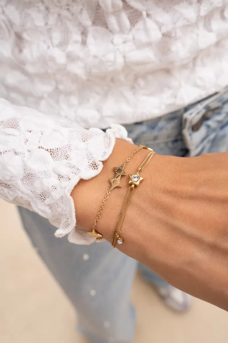 My Jewellery Bracelet Minimaliste Avec étoile Et Strass