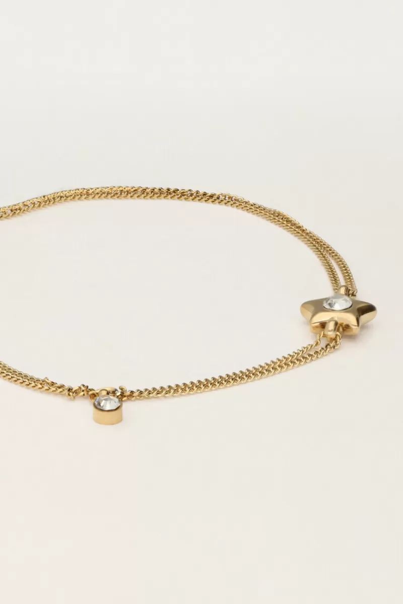 My Jewellery Bracelet Minimaliste Avec étoile Et Strass