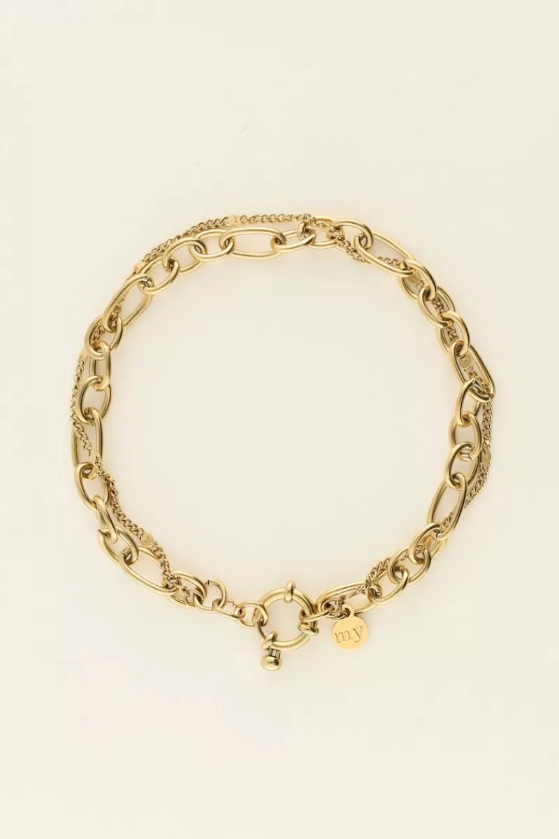 My Jewellery Bracelet Multichaîne à Fermoir