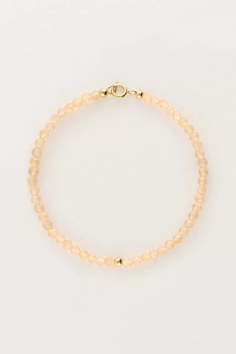 My Jewellery Bracelet Océan Avec Petites Perles Orange