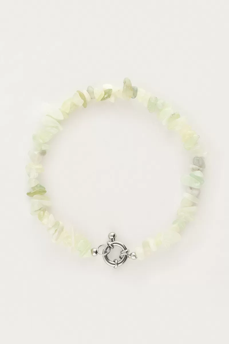 My Jewellery Bracelet Océan Avec Pierres Vert Menthe