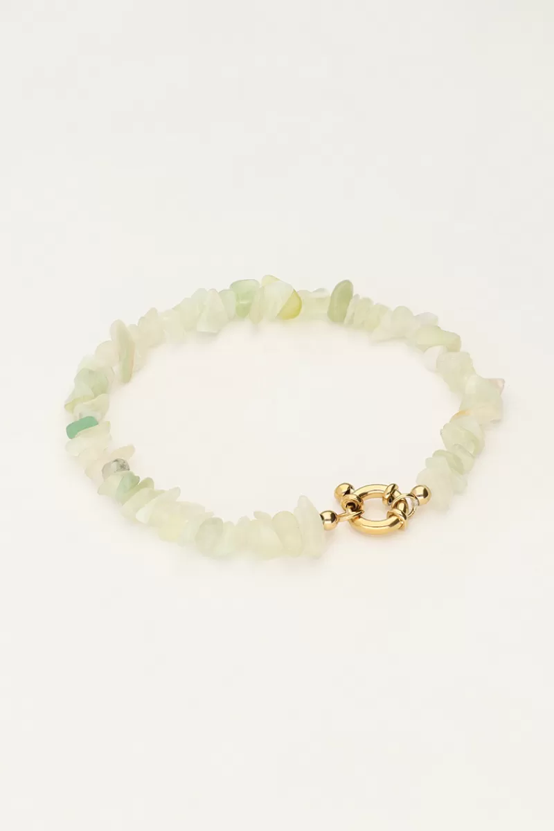 My Jewellery Bracelet Océan Avec Pierres Vert Menthe