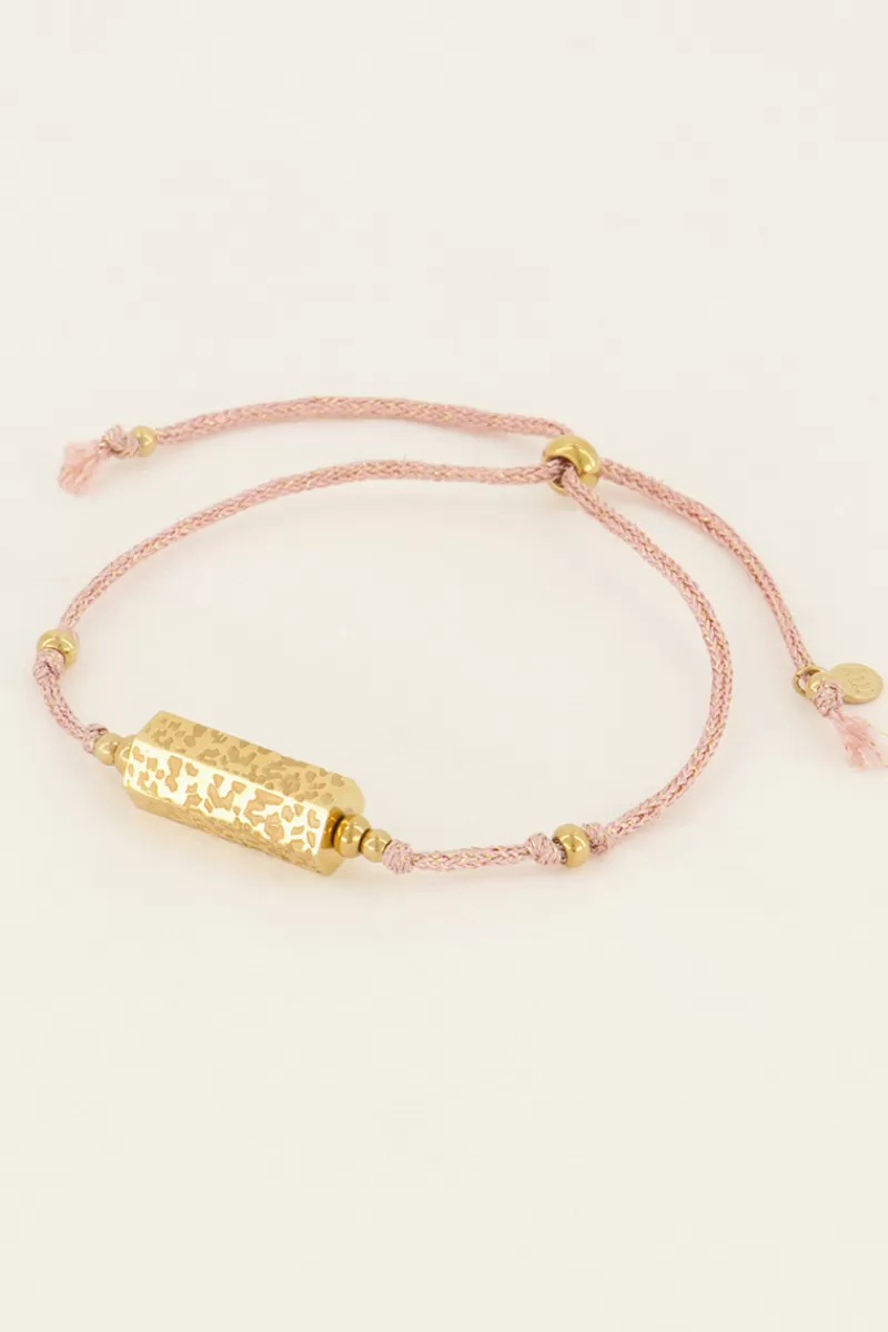 My Jewellery Bracelet Rose Souvenir Avec Charm à Imprimé Léopard