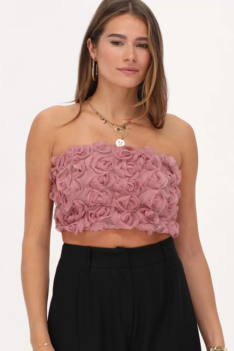 My Jewellery Bustier Rose Avec Roses