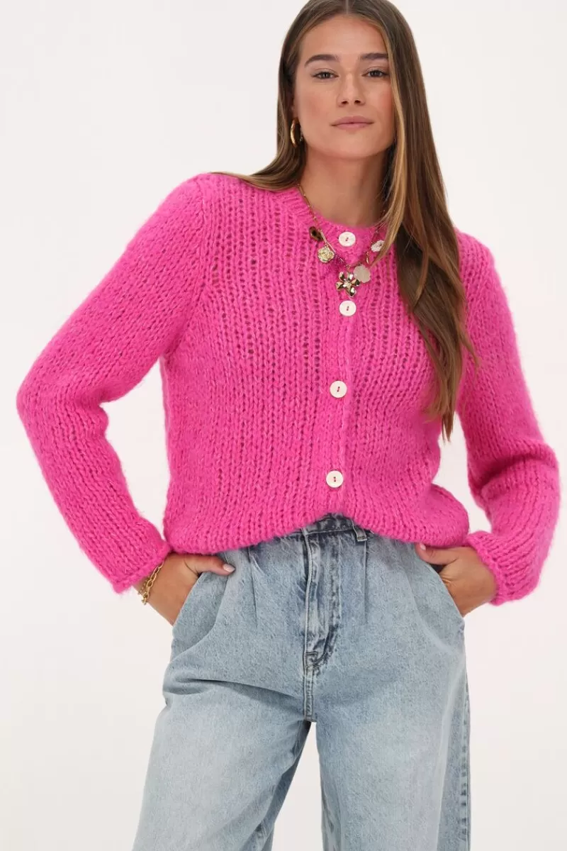 My Jewellery Cardigan En Maille épaisse Avec Boutons