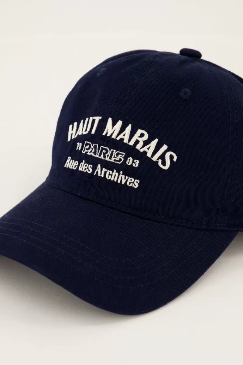 My Jewellery Casquette Bleu Foncé "Haut Marais"