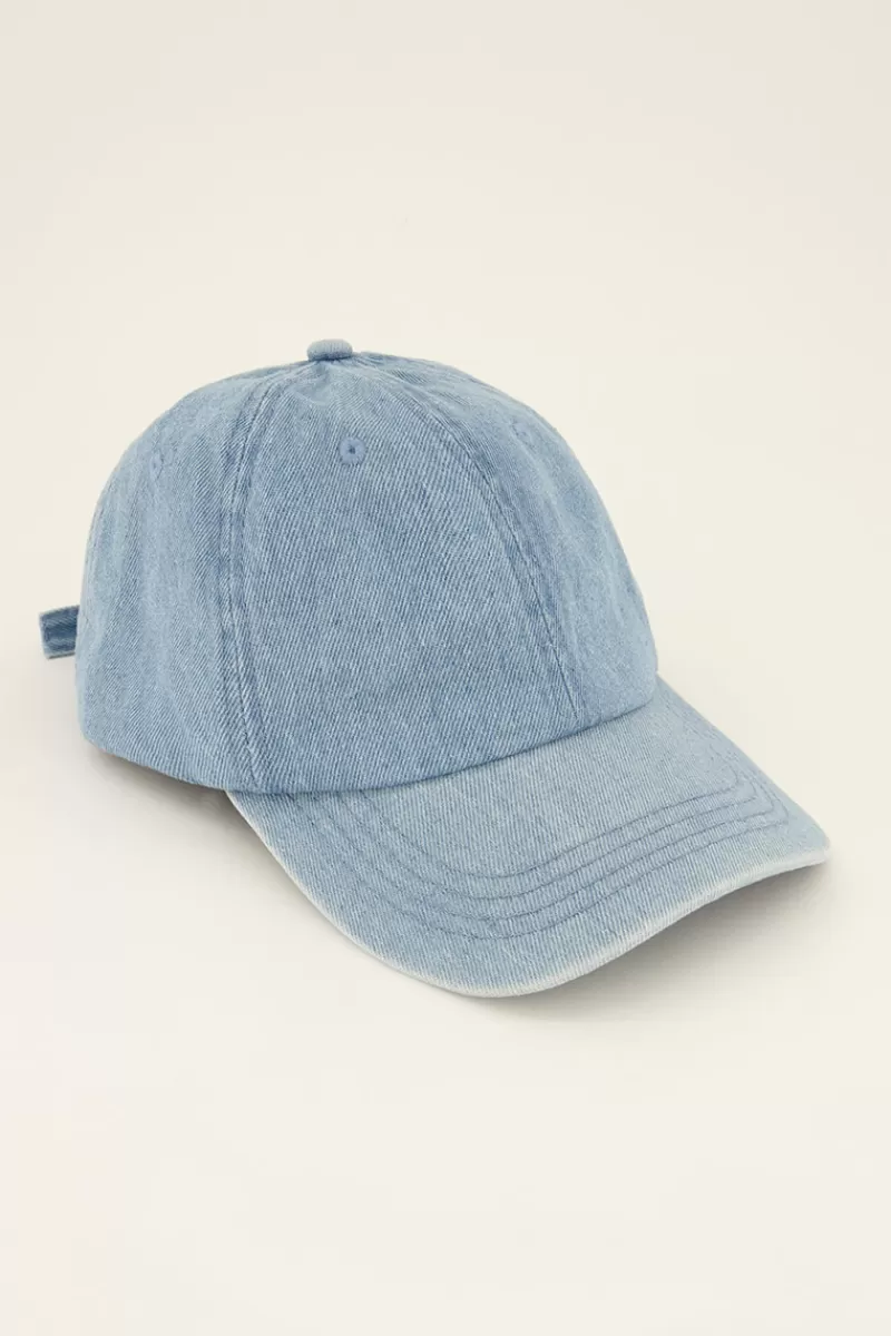 My Jewellery Casquette En Jean “Au Revoir"