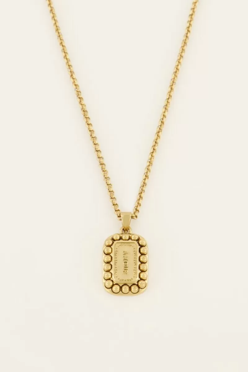 My Jewellery Chaîne Bold Spirit Pendentif « Amour »