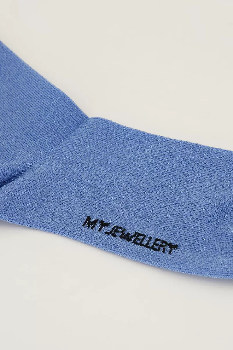 My Jewellery Chaussettes es Avec Lurex Et Volants