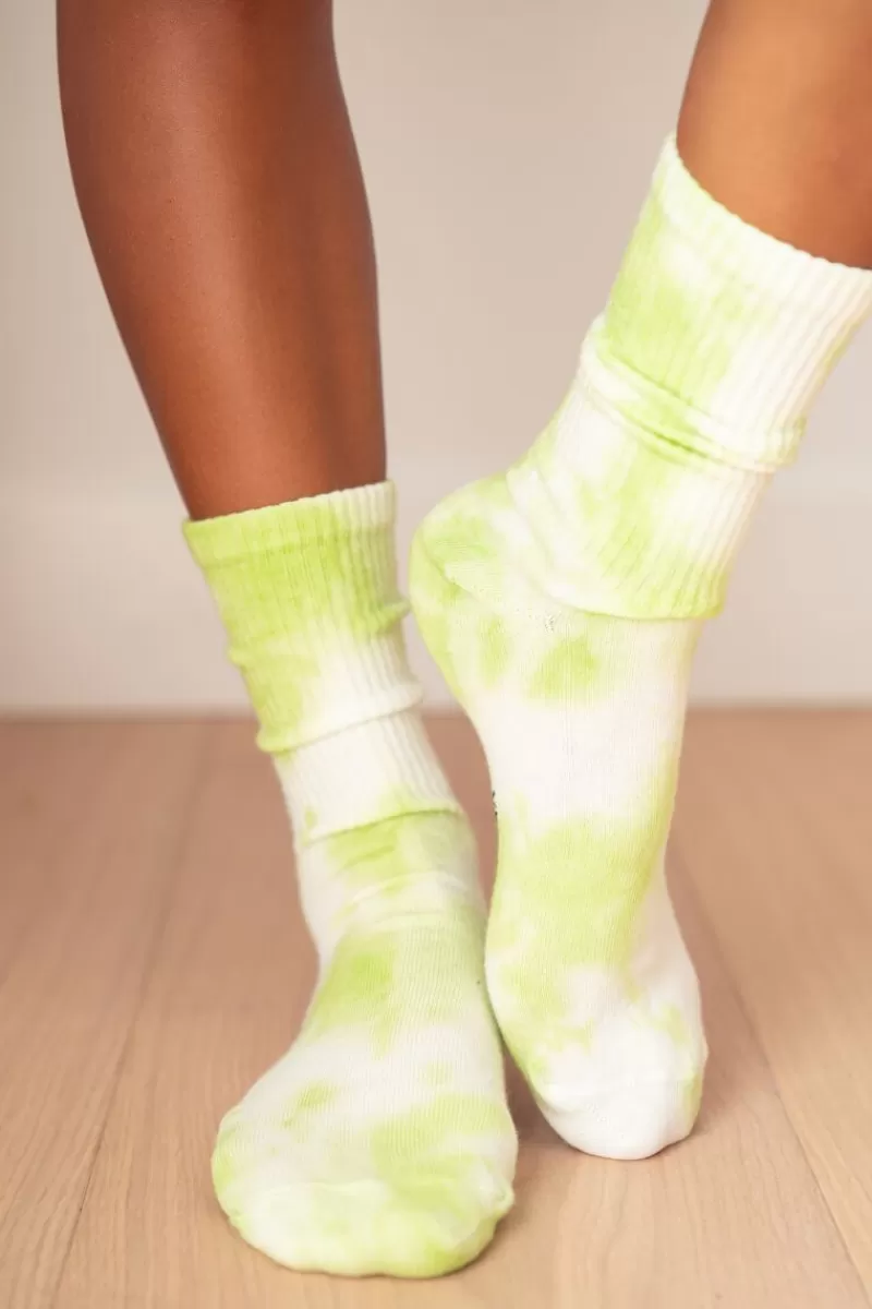 My Jewellery Chaussettes Vertes Délavées