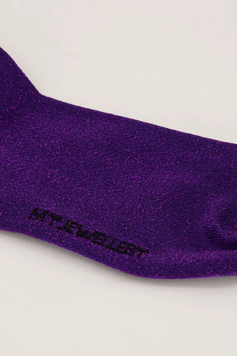 My Jewellery Chaussettes tes Avec Lurex Et Volants
