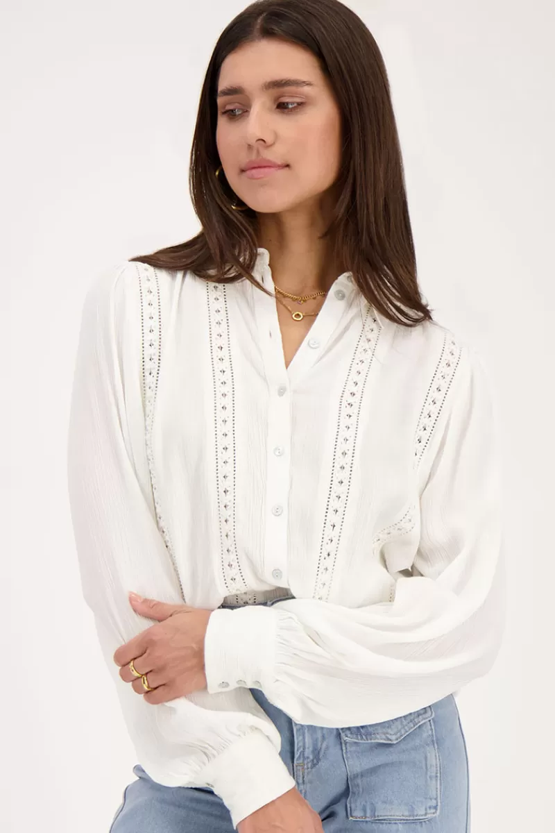 My Jewellery Chemise Blanche Avec Détails En Dentelle