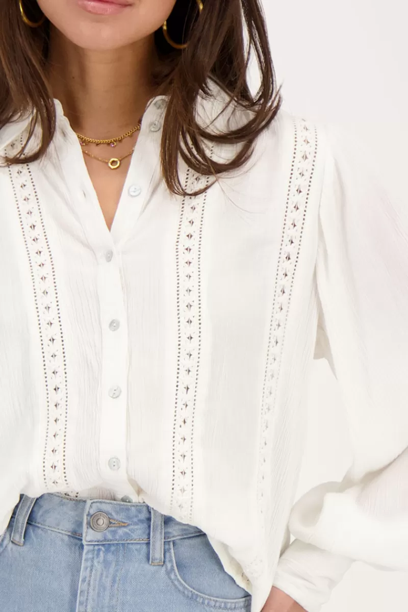 My Jewellery Chemise Blanche Avec Détails En Dentelle