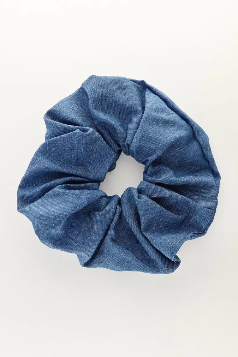 My Jewellery Chouchou En Denim Bleu