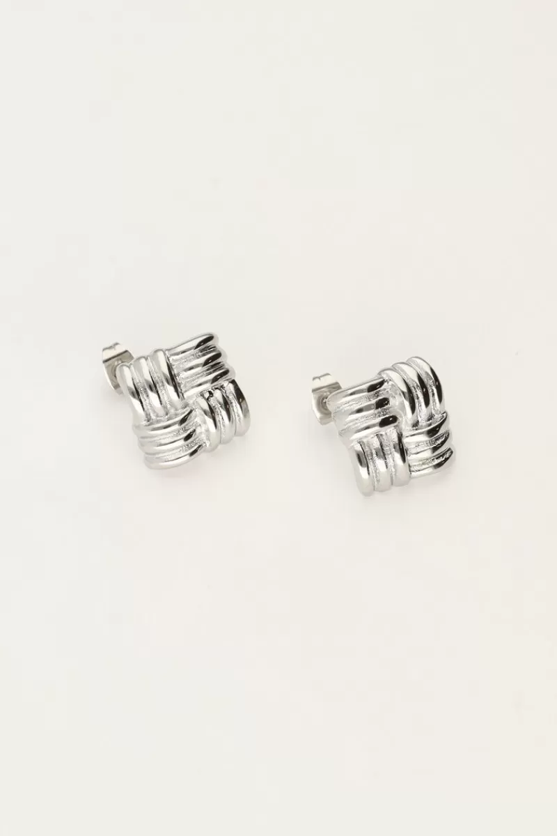 My Jewellery Clous Carrés Tissés