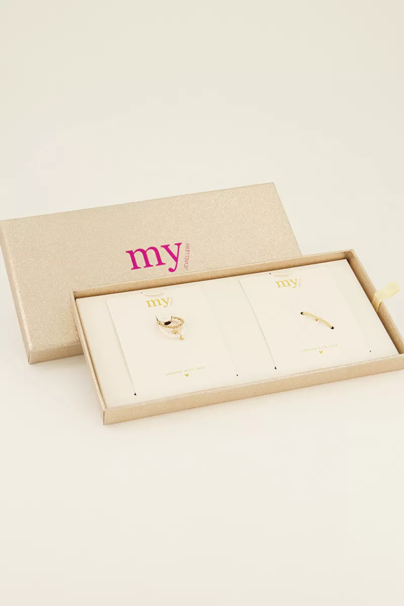 My Jewellery Coffret Cadeau Barrette Et Lot De Bagues