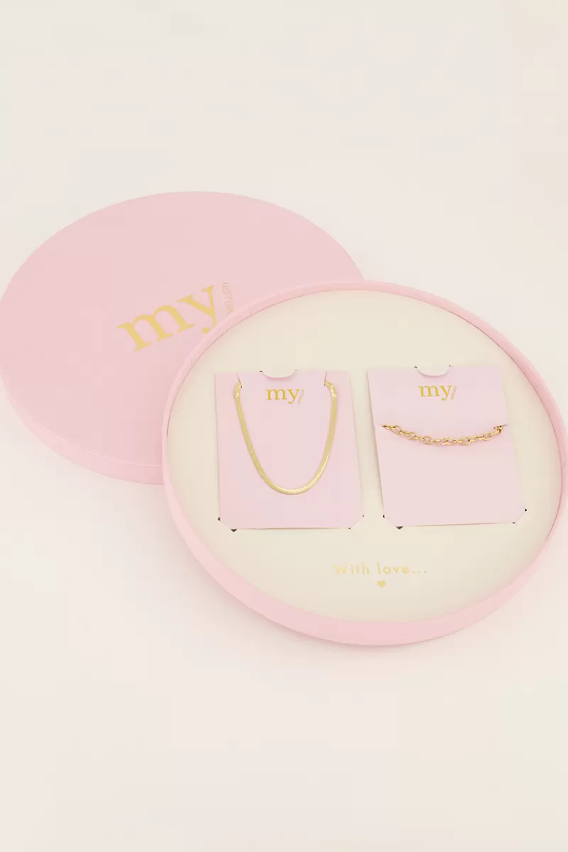 My Jewellery Coffret Cadeau Chaîne Et Bracelet à Maillons