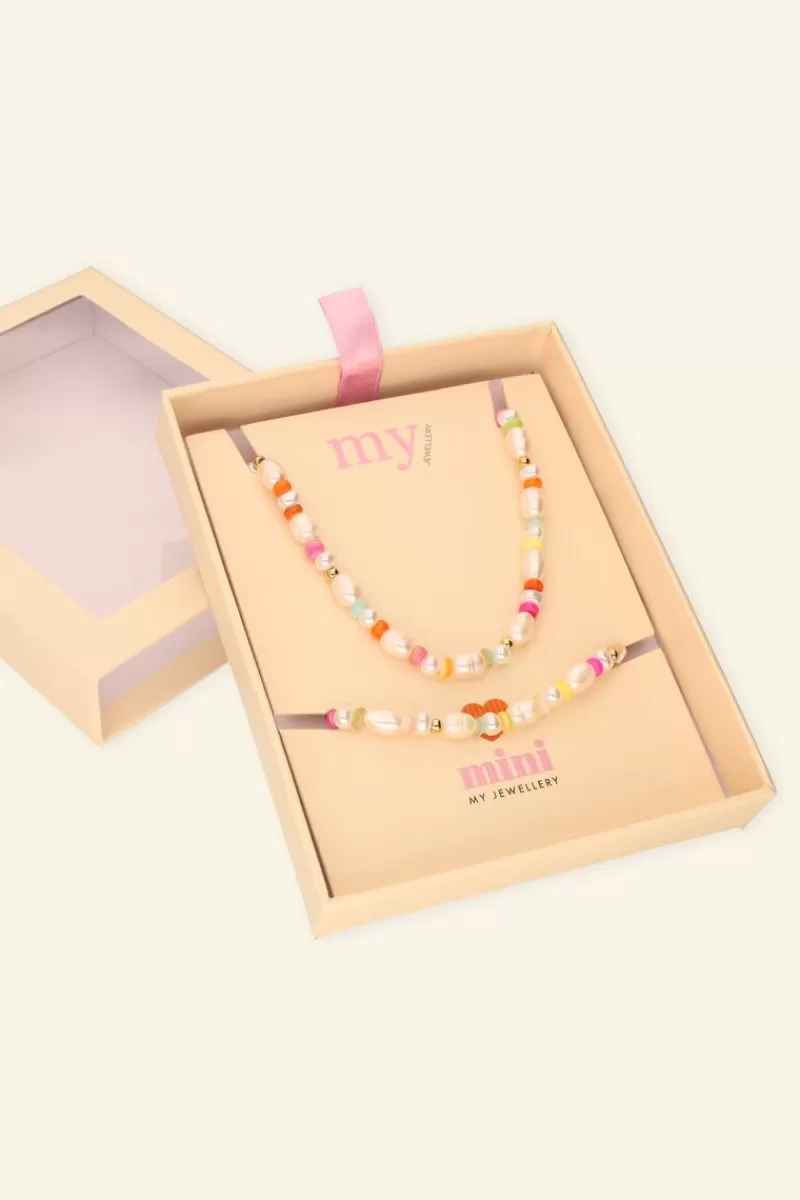 My Jewellery Coffret Cadeau Pour Enfants Collier Et Bracelet à Perles