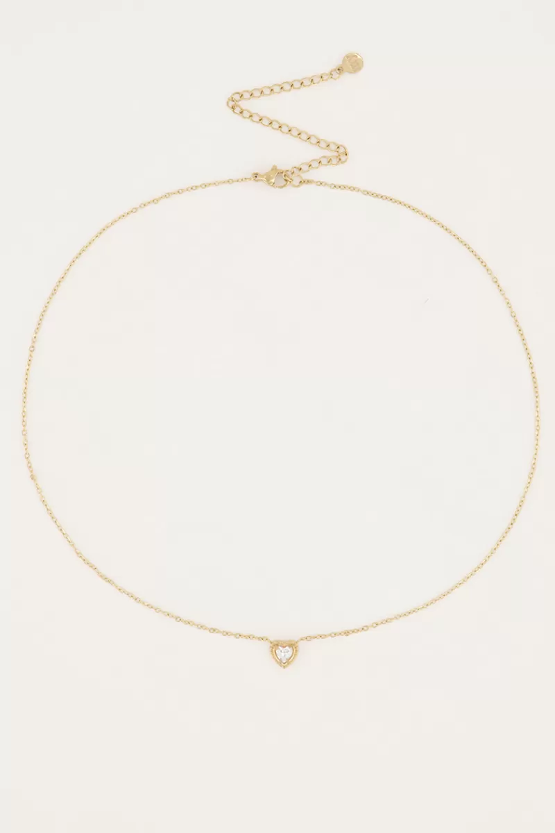 My Jewellery Collier à Cœur En Strass