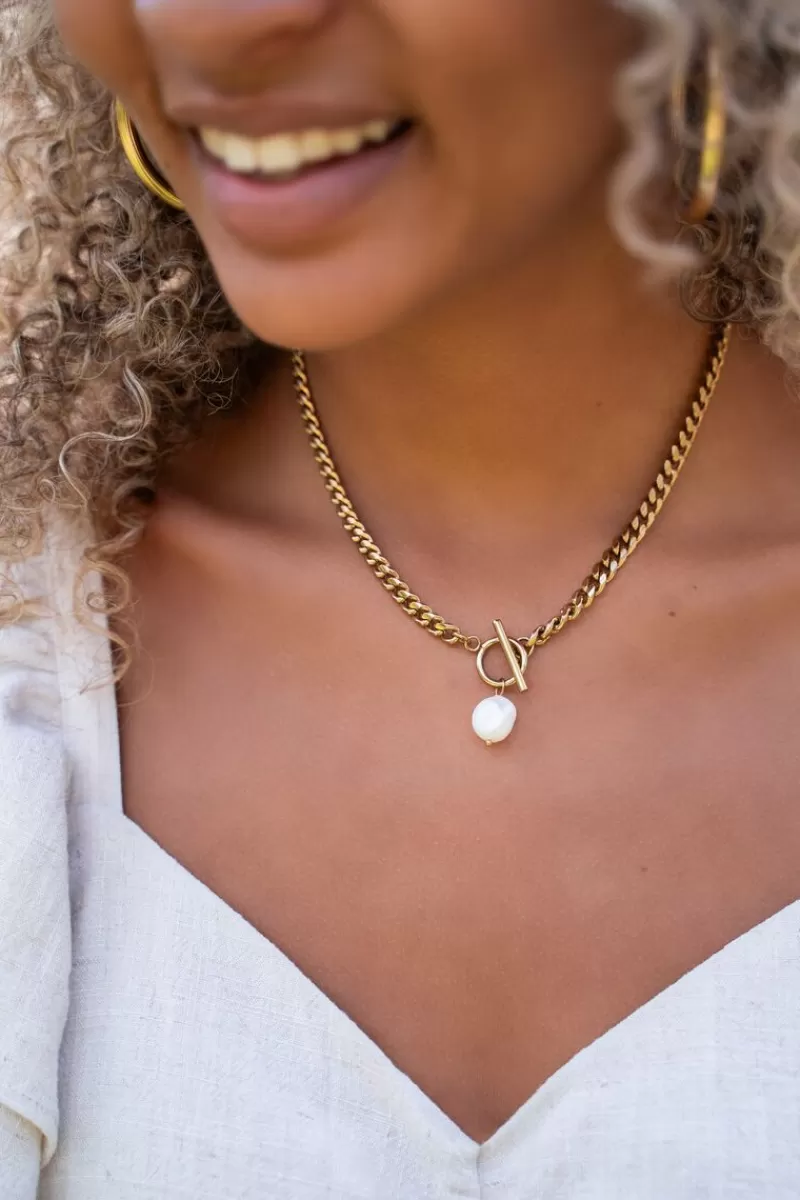 My Jewellery Collier à Maillons Avec Perle Nacrée
