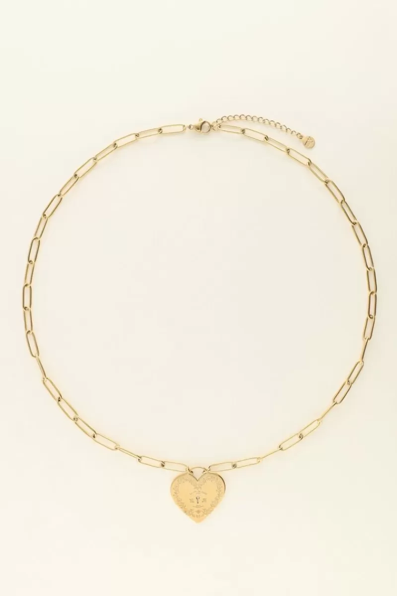 My Jewellery Collier à Pendentif Coeur Mystic