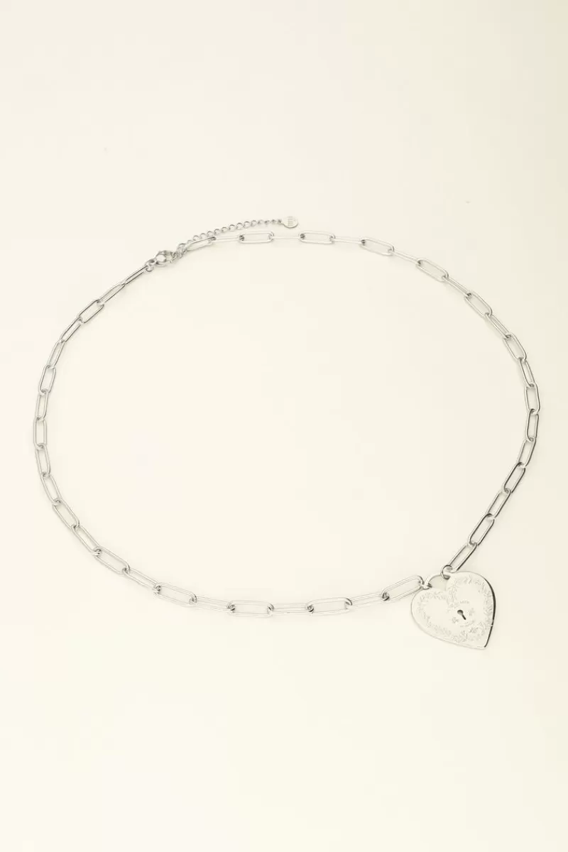 My Jewellery Collier à Pendentif Coeur Mystic