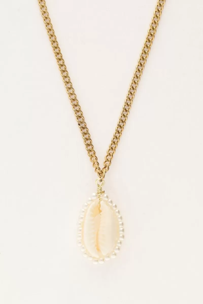 My Jewellery Collier Avec Coquillage Et Perles