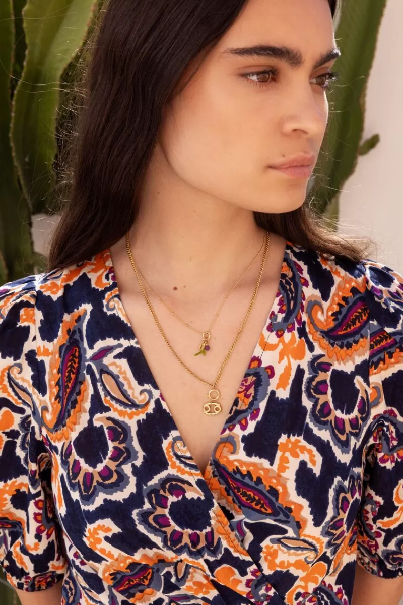 My Jewellery Collier Avec Corail Vert Et étoile