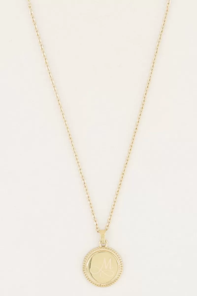 My Jewellery Collier Avec Pièce à Initiale