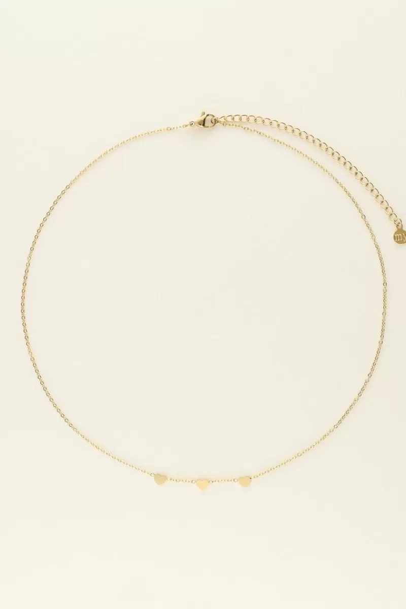My Jewellery Collier Avec Trois Cœurs