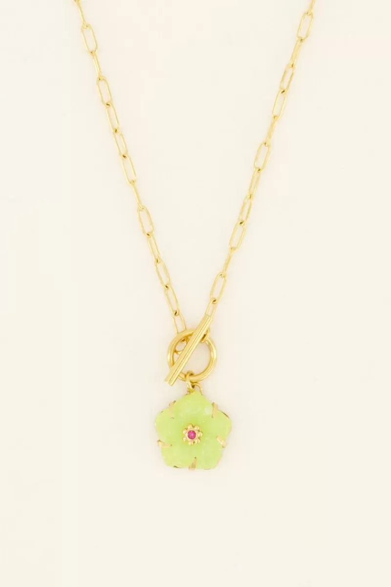 My Jewellery Collier Casa Fiore Avec Fleur D’hibiscus Jaune