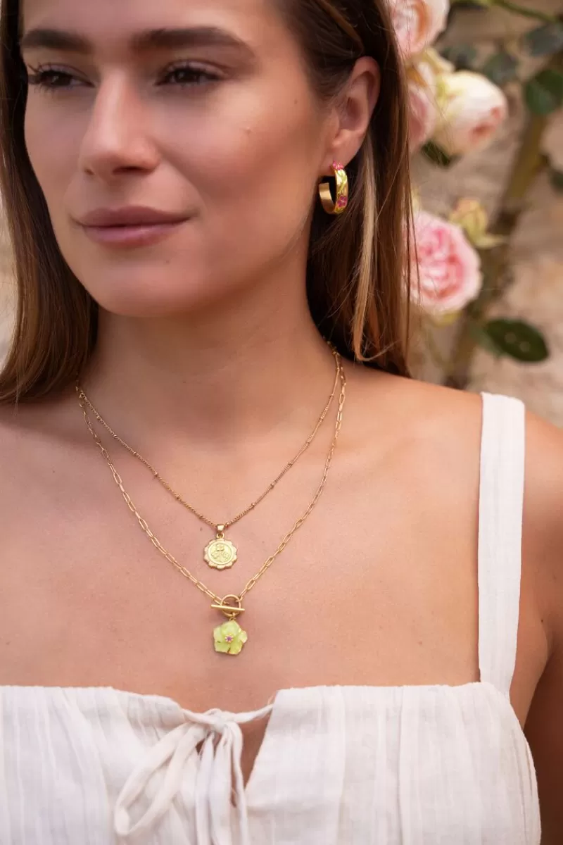 My Jewellery Collier Casa Fiore Avec Fleur D’hibiscus Jaune