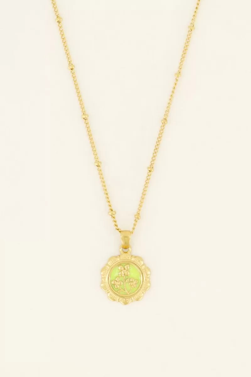 My Jewellery Collier Casa Fiore Avec Pendentif à Fleurs Doré