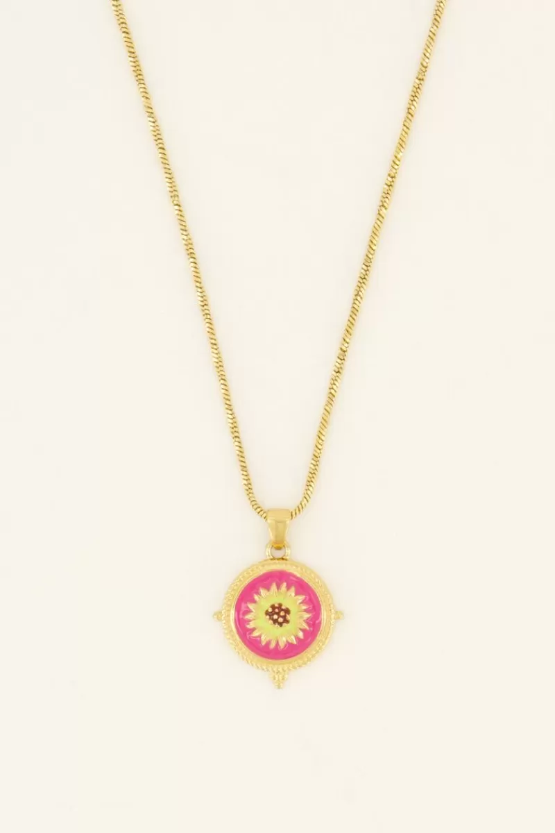 My Jewellery Collier Casa Fiore Avec Pendentif Fleur Jaune