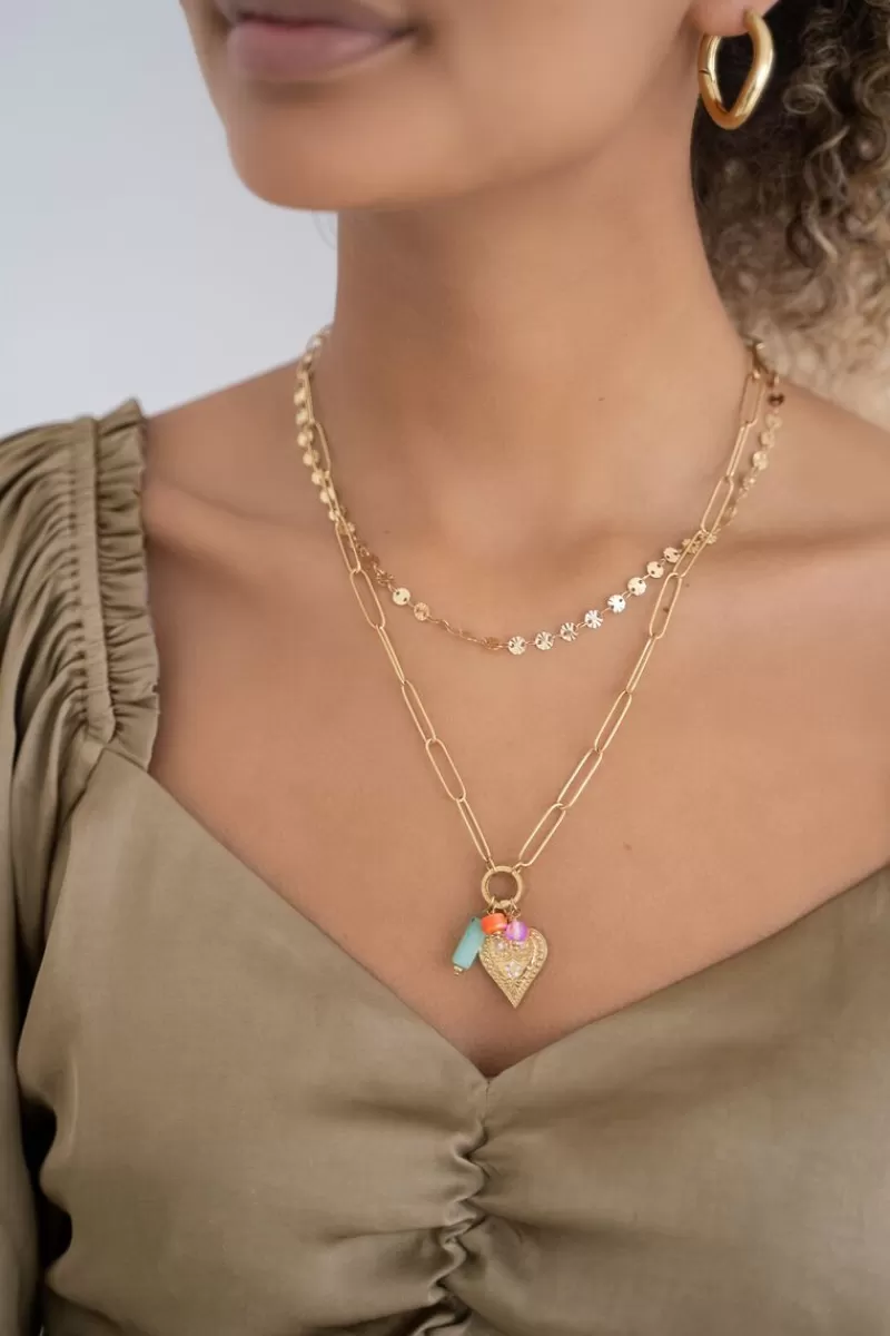 My Jewellery Collier Chaîne à Breloques Rondes